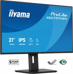 iiyama ProLite XB2797HSN-B1 Monitor PC 68,6 cm [27"] 1920 x 1080 Pixel Full HD LCD Nero 