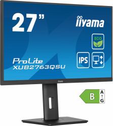 iiyama ProLite XUB2763QSU-B1 Monitor PC 68,6 cm [27"] 2560 x 1440 Pixel Quad HD LED Nero 
