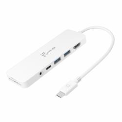 j5create JCD373-N Adattatore multiplo leggero USB-C® 