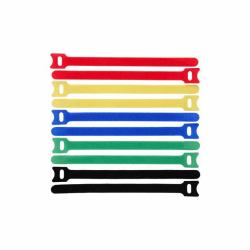 Lanview LVT-CABLESTRAPS2012-10MULTI fascetta Fascetta con gancio e anello Polipropilene [PP] Multicolore 10 pz 