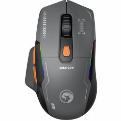 Marvo Duke 50 M368W Wireless Gaming , Tri-Mode Connectivity USB, 2.4GHz & Bluetooth, 6 DPI levels [800 - 12800], 1000Hz Polling Rate, 13 Mode RGB Backlighting, 79g mouse 