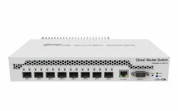 Mikrotik CRS309-1G-8S+ Gestito Gigabit Ethernet [10/100/1000] Supporto Power over Ethernet [PoE] Bianco 