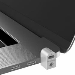 multiplx Multplx 3.5mm Anchor Adapter. Designed for laptops with no lock slot; converts 3.5mm audio port / headphone jack into T-Shaped Bar cable lock. No messy adhesives; no clunky attachments. [1Year warranty]