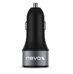nevox 1679 Caricabatterie per dispositivi mobili Universale Nero Accendisigari Ricarica rapida Auto 
