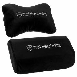 noblechairs Cushion set Nero, Bianco 2 pz 