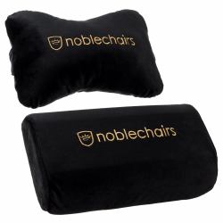 noblechairs Cushion set Nero, Oro 2 pz 
