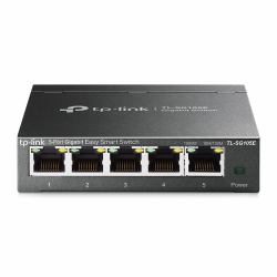 TP-Link TL-SG105E switch di rete Gestito L2 Gigabit Ethernet [10/100/1000] Nero 