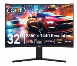 piXL GS32QIDPHA Monitor PC 81,3 cm [32"] 2560 x 1440 Pixel Dual QHD LED Nero 