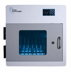 powertechnologies Power Technologies CLEAN Series CLEAN-N-CHARGE-10 [CNC-10] Armadio per la gestione dei dispositivi portatili Grigio 