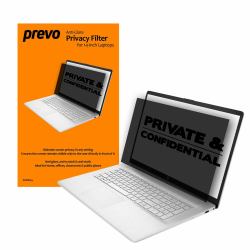 PREVO 14-Inch Anti-Glare Laptop Privacy Screen Filter, Anti-Peep, Anti-Static 35,6 cm [14"] Filtro per la privacy senza bordi per display 