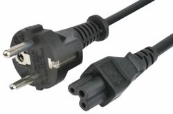 Prokord DPC-C5-2BLSZH cavo di alimentazione Nero 2 m CEE7/7 IEC C5 