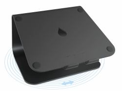 Rain Design mStand360 - drehbarer Aluminium Stand für MacBooks Notebooks bis 15 zoll Supporto per computer portatile Nero 38,1 cm [15"] 