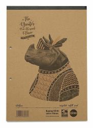RHINO RH4FMR-0-P quaderno per scrivere A4 160 fogli Marrone chiaro 