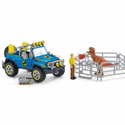schleich Dinosaurs Fuoristrada con avamposto per dinosauri 