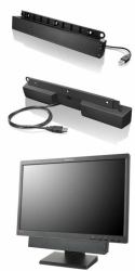 Lenovo USB Soundbar Nero 2.0 canali 2,5 W (THINKVISION USB SOUNDBAR - IN)