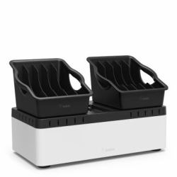 Belkin B2B160VF organizzatore per stazioni di carica Da tavolo e a parete Nero, Bianco (GO BASE 2 BINS PL 10PORT USB CHARGER)