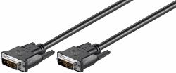 Microconnect MONCCS1 cavo DVI 1 m DVI-D Nero (Full HD DVI-D Cable, 1 meter - DVI-D 18+1-pin M-M Black Full - HD 1080p [1920 x 1080], Single Link. - Warranty: 300M)