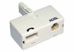 Cables Direct ADSL Microfilter [Adaptor Type] BT ADSL, BT White (CDL ADSL Microfilter [Adapter Type)
