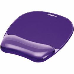 Fellowes Gel Crystals Purple (Fellowes 91441 Crystal Gel Mousepad and Wrist Rest)