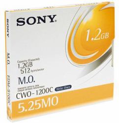 Sony CWO1200 (SONY 1.2GB 512 BYTES/SECTOR SONY 1.2GB 512 BYTES/SECTOR MO)