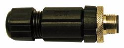 Axis 5502-131 cable gender changer 4 pin Black (CONNECTOR M12 MALE 4P 10PCS - .)