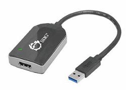 Siig JU-H20111-S1 USB graphics adapter Black (Siig USB to HDMI/DVI Multi Monitor JU-H20111-S1)