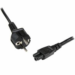 StarTech.com Cavo di Alimentazione per Notebook da 2m; Cavo Elettrico AC di Ricambio per Alimentatori da EU Schuko a C5, 2.5A-250V, 18AWG, Omologato UL (3 SLOT POWER CORD - EU MAINS TO - IEC320 C5 ...