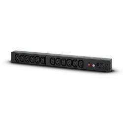 CyberPower PDU20BHVIEC12R power distribution unit [PDU] 12 AC outlet[s] 1U Black (PDUBASIC 230V 12XC13OUTPUTS - C20INPUT 1U VERTICAL RACK-MOUNT)