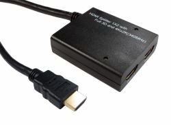Cables Direct HD-SLT402 video splitter HDMI 2x HDMI (CDL 2 Port High Speed HDMI Split)