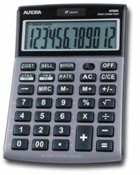 Aurora DT661 calcolatrice Desktop Argento (Aurora DT661 Desk Calculator)