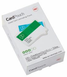 GBC Lamination Pouch 54x86mm 125 Micron (GBC 3740300 Laminating Pouches - Pack of 100)