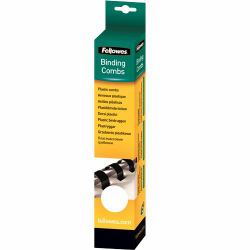 Fellowes 5330803 folder binding accessory (Fellowes 5330803 10mm White Comb 25pk)