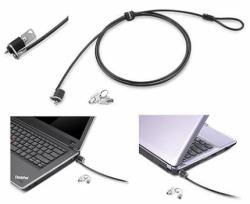 Lenovo 57Y4303 cavo di sicurezza Nero, Argento 1,52 m (Lenovo Security Cable Lock for Notebooks. WARRANTY: 1YR CCR)