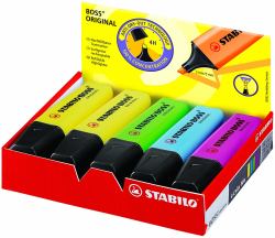 STABILO BOSS Original evidenziatore 10 pz Multi (Stabilo BOSS Original 4 Colour Colourmix [10])