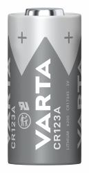 Varta LITHIUM Cylindrical CR123A, CR17345 [Batteria a celle rotonde, 3V] Blister da 1 (1x CR123A - CR 123 A, 1 mAh, 3 V - Warranty: 12M)