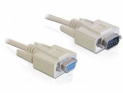 DeLOCK Sub-D9 5m cavo seriale Beige (Delock - serielforlÃ¦ngerkabel - DB-9 t)
