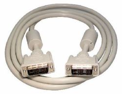 Cables Direct 2m DVI-D m/m cavo DVI Beige (CDL 2m DVI-D Single Link Cable Bei)
