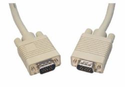 Cables Direct CDEX-225 cavo VGA 5 m VGA [D-Sub] Beige (CDL 5m SVGA Male to Male - Beige)