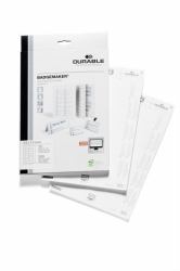 Durable BADGEMAKER Inserto per badge Bianco 280 pz (Durable BADGEMAKER Inserts 34x74mm [280])