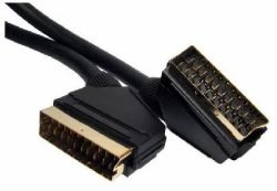Cables Direct 2SSP-03 Cavo SCART 3 m SCART [21-pin] Nero (CDL 3m High Quality SCART Cable)
