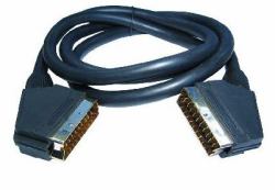 Cables Direct 2SSP-01 Cavo SCART 1,5 m SCART [21-pin] Nero (CDL 1.5m High Quality SCART Cable)