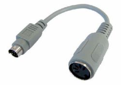 Cables Direct AD-300 cavo per tastiera/mouse Beige 0,15 m (CDL 15CM PS/2 M - 5 PIN F ADAPTOR)