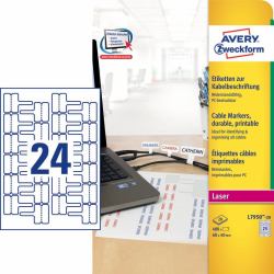 Avery L7950-20 etichetta autoadesiva Rettangolo Permanente Bianco 480 pz (Self-Adhesive Label Rectangle - Permanent White 480 Pc[S] - Warranty: 12M)