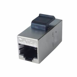 connektgear CONETR026 adattatore per inversione del genere dei cavi RJ45 Argento (RJ45 CAT5e Coupler - Shielded - Silver)