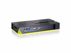 LevelOne KVM-0422 switch per keyboard-video-mouse [kvm] Nero, Verde 