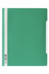 Durable 2570 cartellina con fermafoglio PVC Verde (Durable Clear View A4 Folder Green [50])