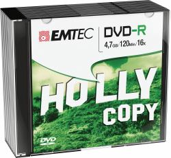 Emtec ECOVR471016SL DVD vergine 4,7 GB DVD-R 10 pz (Blank Dvd 4.7 Gb Dvd-R 10 - Pc[S] - Warranty: 12M)