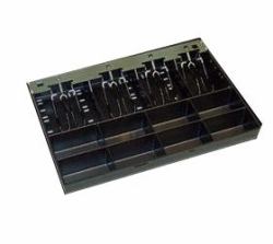 apg Solutions PK-15TA-M5-BX vassoio per cassa Nero (S100 MULTI-CURRENCY GBP TILL - INSERT [8 COINS X 4 BILLS])