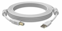 vision USB 2.0, 2m cavo USB USB A USB B 0,48 Gbit/s Bianco 