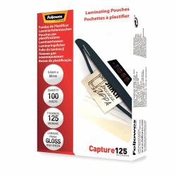 Fellowes 5306302 pellicola per plastificatrice 100 pz (Lam Pouch 54x86mm 125MIC 100pk)